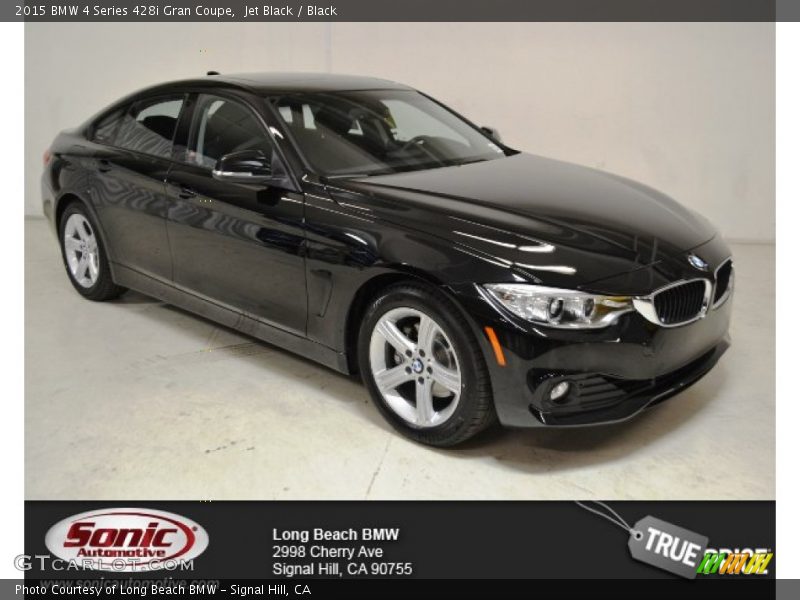 Jet Black / Black 2015 BMW 4 Series 428i Gran Coupe