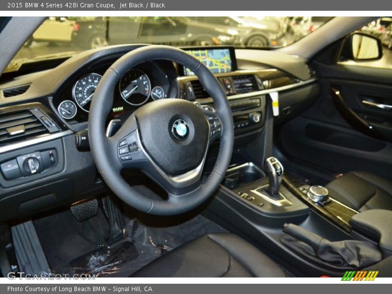 Jet Black / Black 2015 BMW 4 Series 428i Gran Coupe