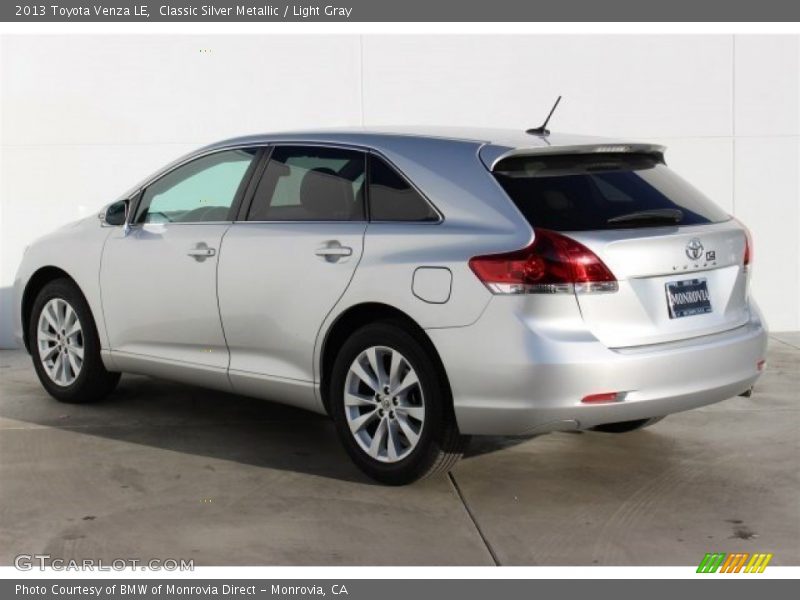 Classic Silver Metallic / Light Gray 2013 Toyota Venza LE