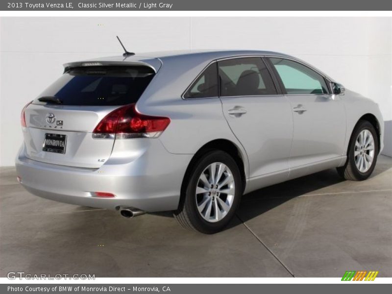 Classic Silver Metallic / Light Gray 2013 Toyota Venza LE