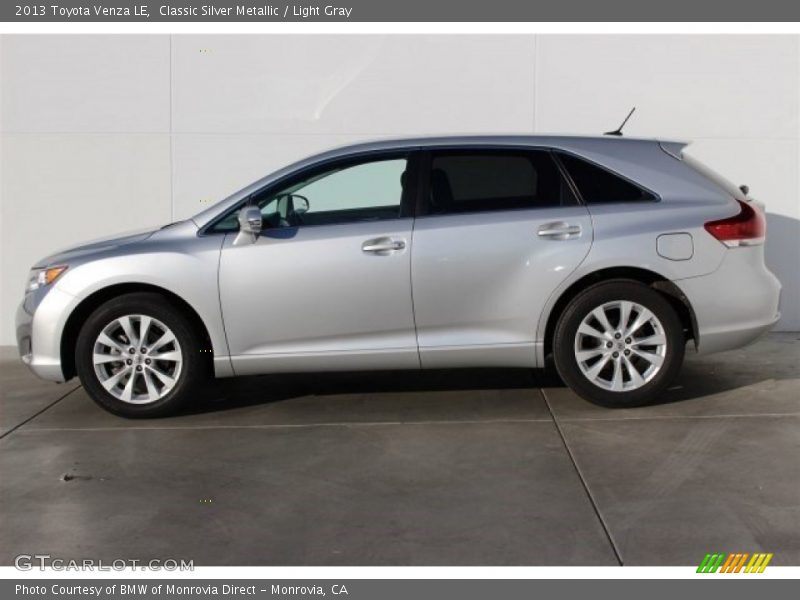 Classic Silver Metallic / Light Gray 2013 Toyota Venza LE