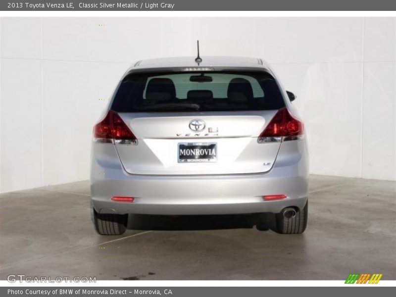 Classic Silver Metallic / Light Gray 2013 Toyota Venza LE