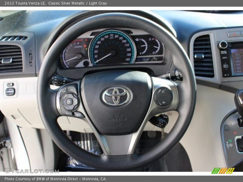 Classic Silver Metallic / Light Gray 2013 Toyota Venza LE