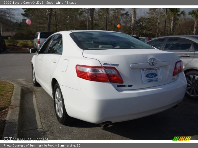 Super White / Bisque 2009 Toyota Camry XLE V6