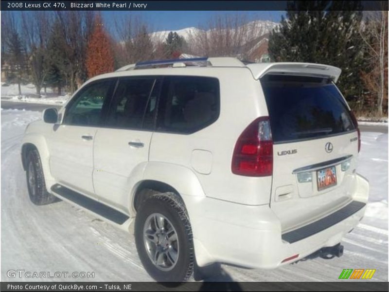 Blizzard White Pearl / Ivory 2008 Lexus GX 470