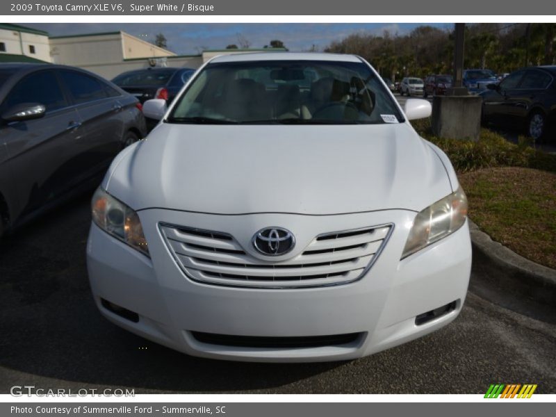 Super White / Bisque 2009 Toyota Camry XLE V6