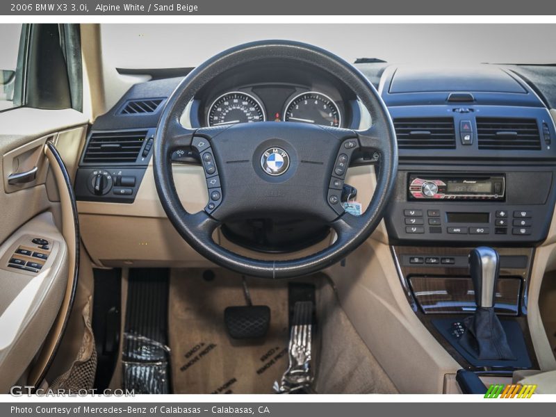Alpine White / Sand Beige 2006 BMW X3 3.0i