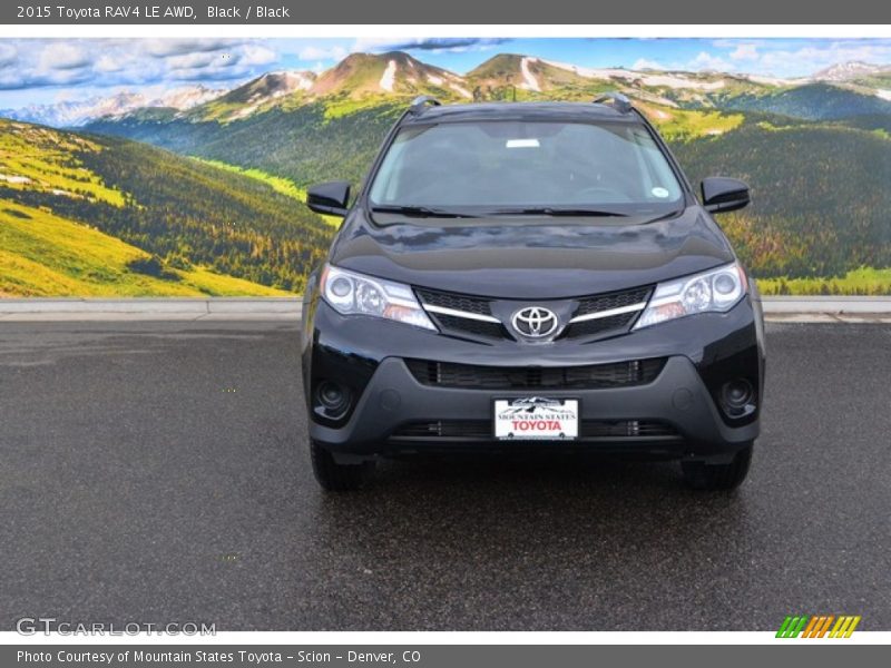 Black / Black 2015 Toyota RAV4 LE AWD