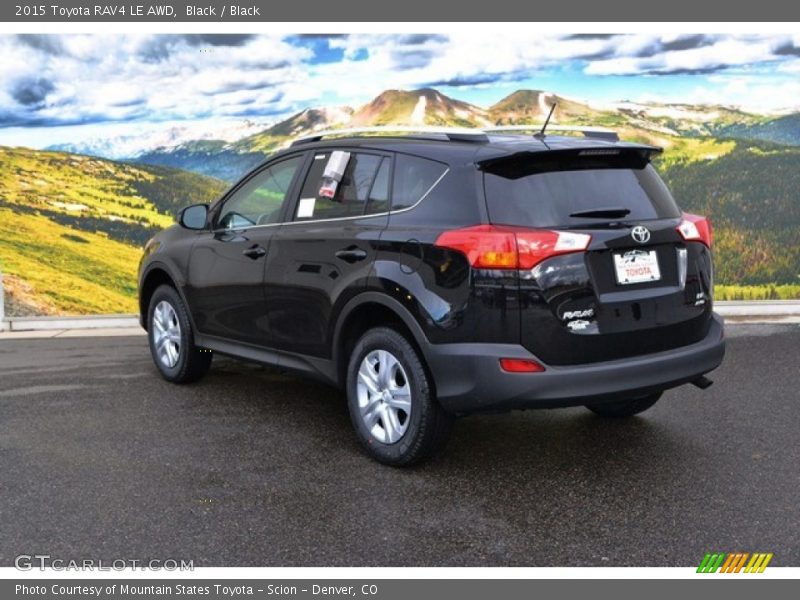 Black / Black 2015 Toyota RAV4 LE AWD