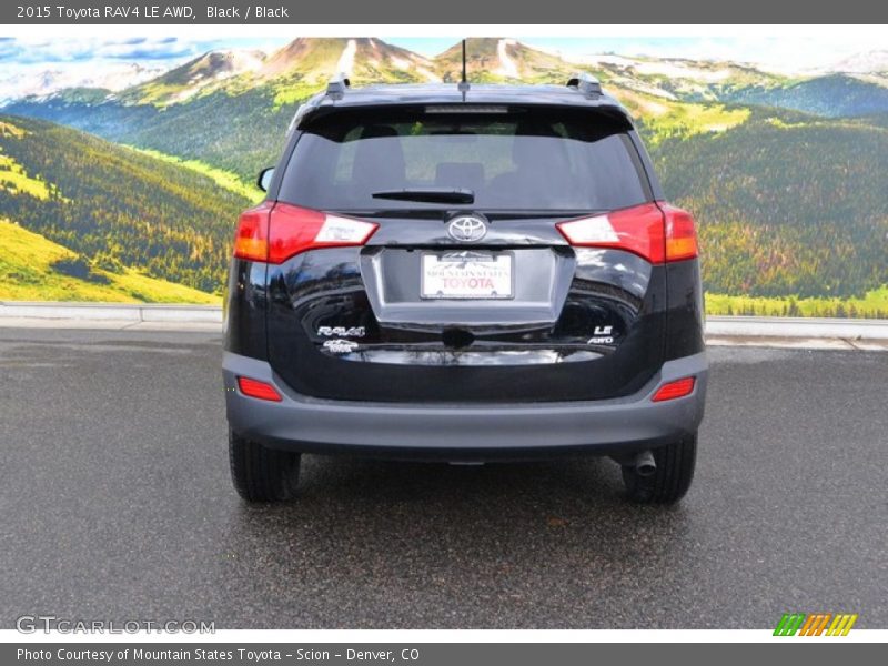 Black / Black 2015 Toyota RAV4 LE AWD