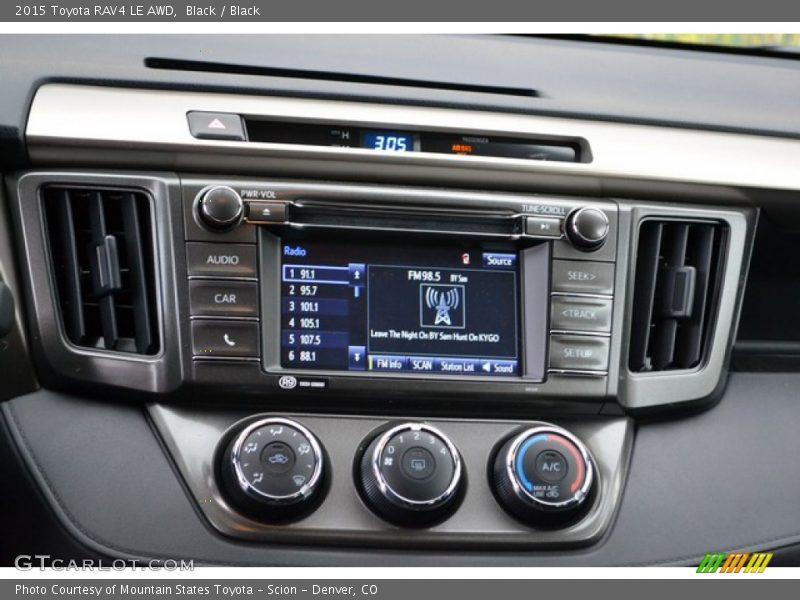 Black / Black 2015 Toyota RAV4 LE AWD
