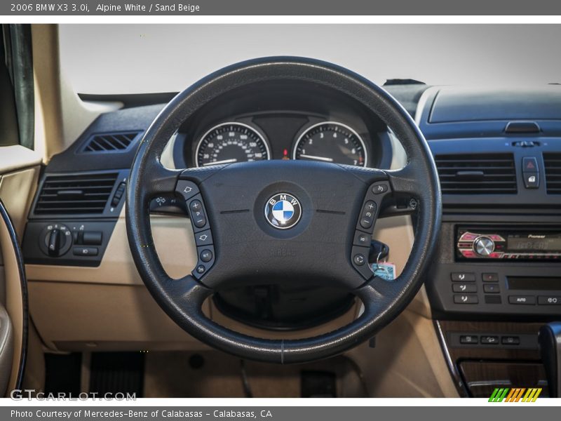 Alpine White / Sand Beige 2006 BMW X3 3.0i