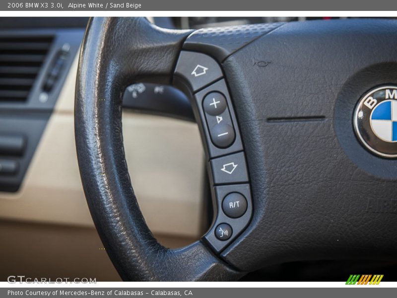 Alpine White / Sand Beige 2006 BMW X3 3.0i