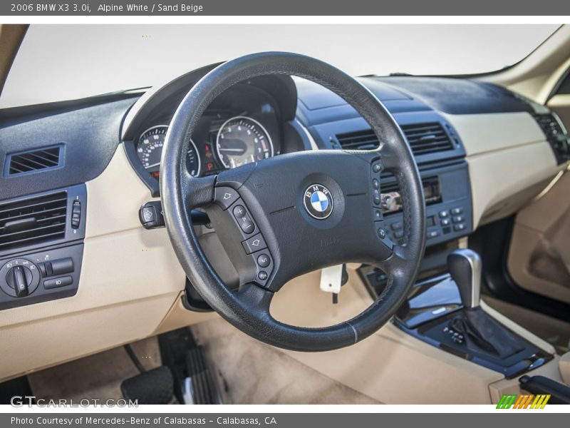 Alpine White / Sand Beige 2006 BMW X3 3.0i