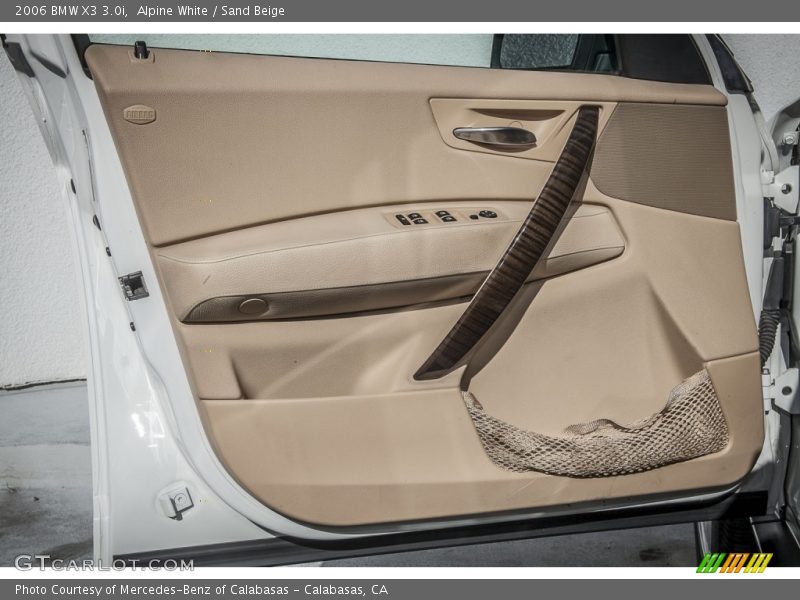 Alpine White / Sand Beige 2006 BMW X3 3.0i
