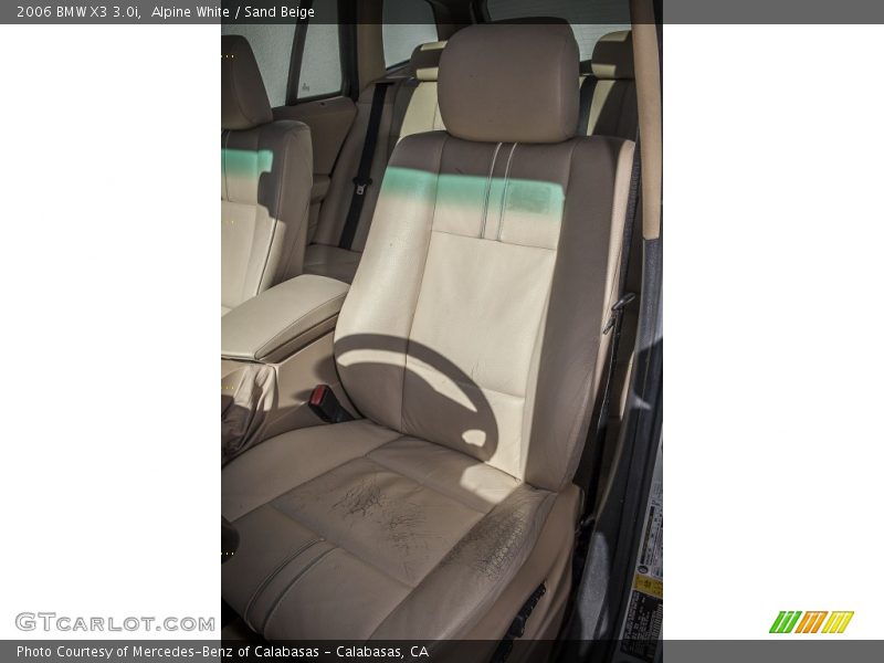 Alpine White / Sand Beige 2006 BMW X3 3.0i