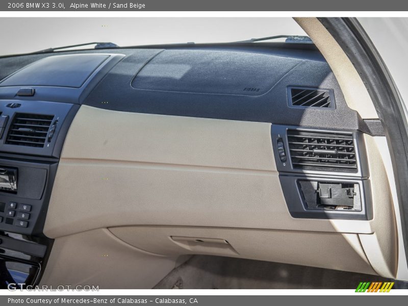 Alpine White / Sand Beige 2006 BMW X3 3.0i
