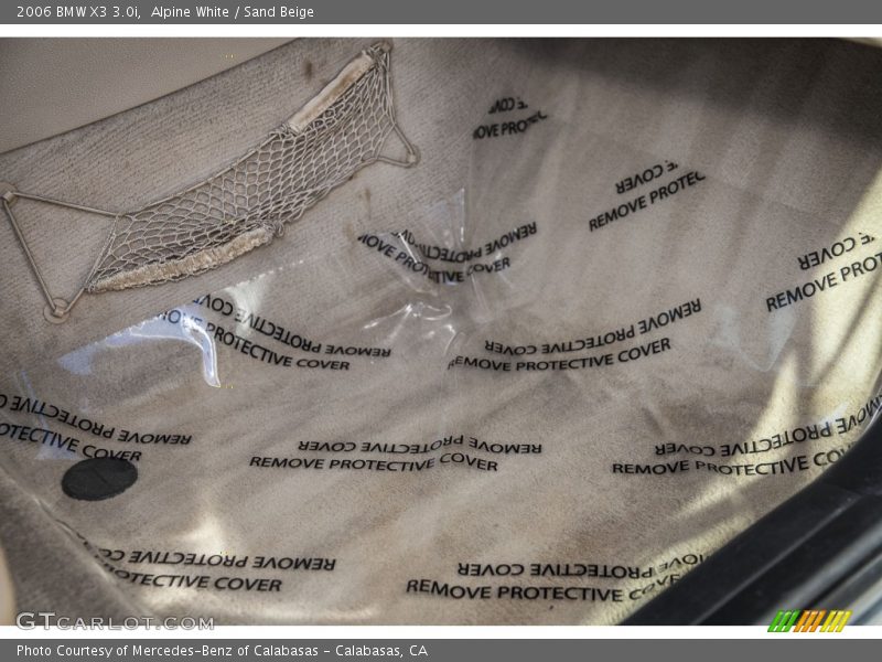 Alpine White / Sand Beige 2006 BMW X3 3.0i