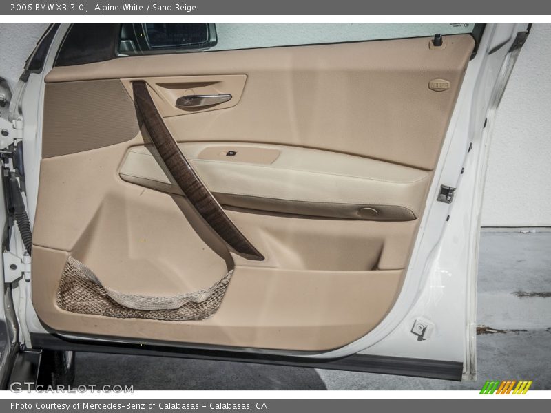Alpine White / Sand Beige 2006 BMW X3 3.0i