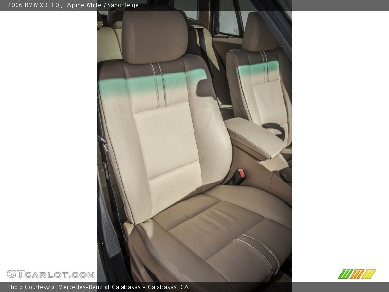 Alpine White / Sand Beige 2006 BMW X3 3.0i
