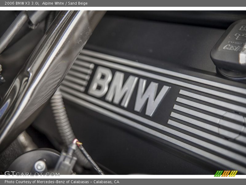 Alpine White / Sand Beige 2006 BMW X3 3.0i