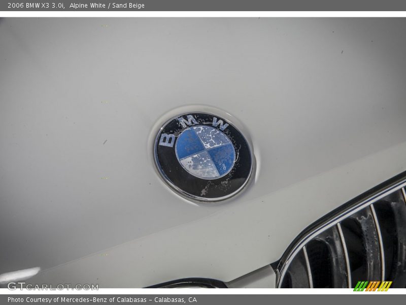 Alpine White / Sand Beige 2006 BMW X3 3.0i