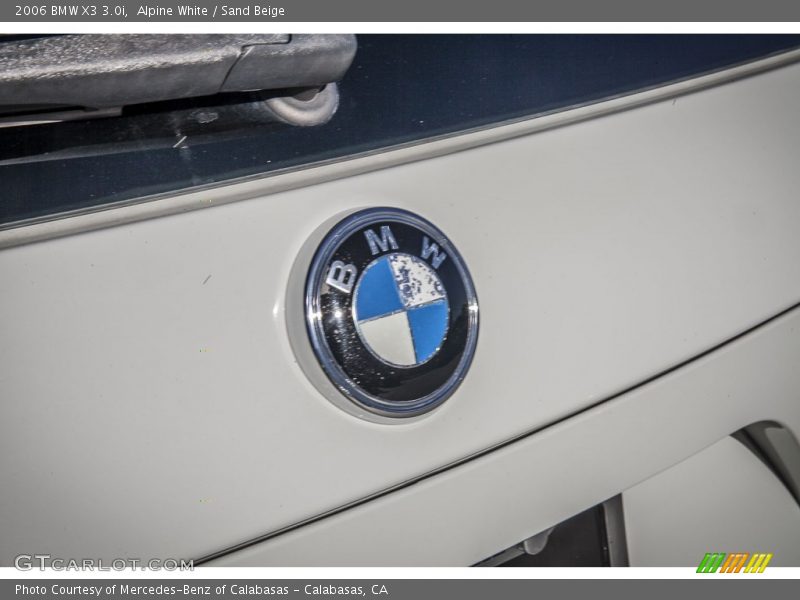 Alpine White / Sand Beige 2006 BMW X3 3.0i