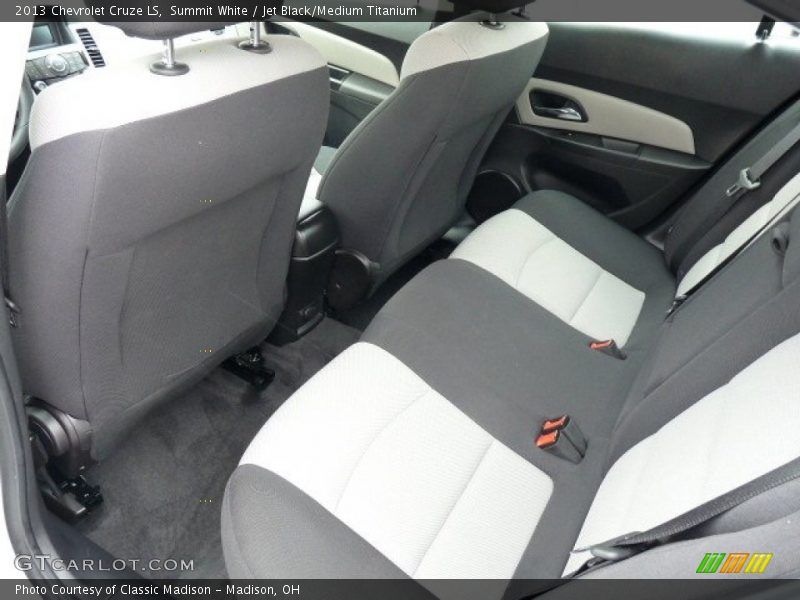 Summit White / Jet Black/Medium Titanium 2013 Chevrolet Cruze LS