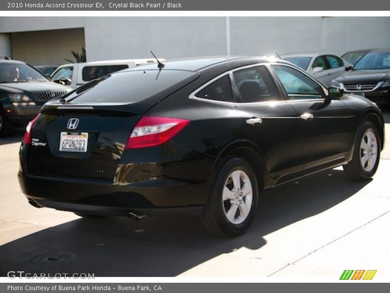 Crystal Black Pearl / Black 2010 Honda Accord Crosstour EX