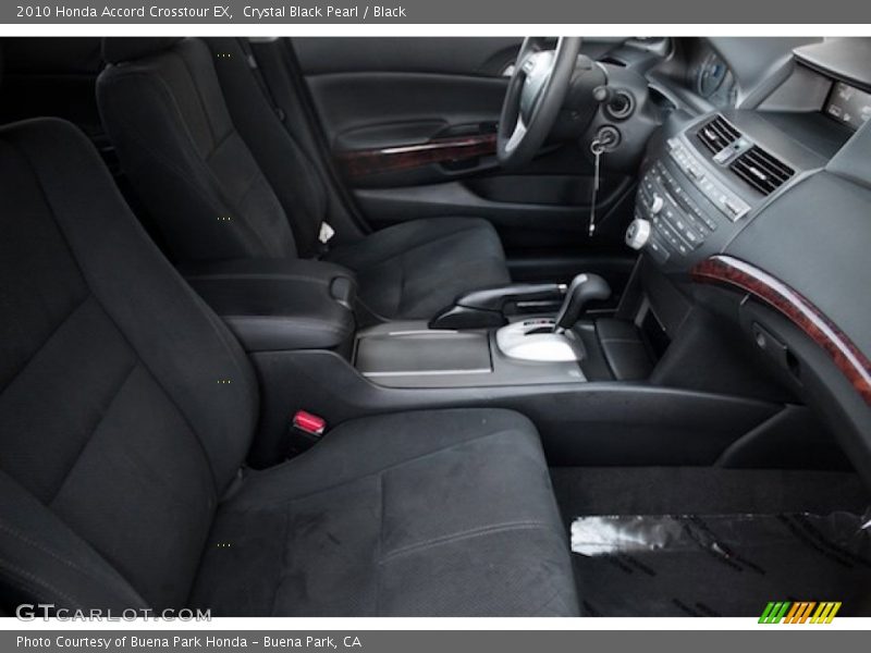 Crystal Black Pearl / Black 2010 Honda Accord Crosstour EX