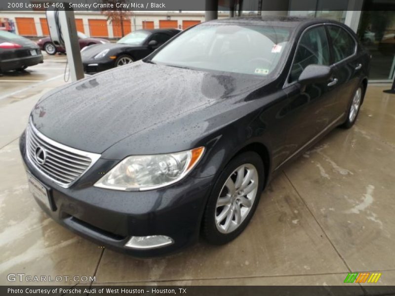 Smokey Granite Gray Mica / Black 2008 Lexus LS 460