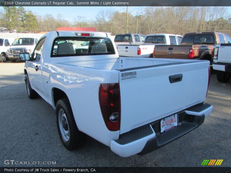 Summit White / Light Cashmere 2009 Chevrolet Colorado LT Regular Cab
