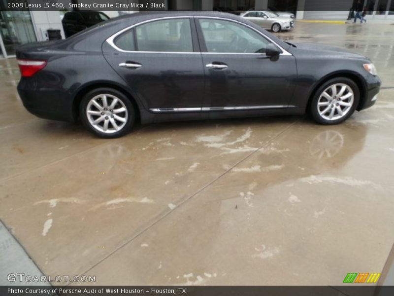 Smokey Granite Gray Mica / Black 2008 Lexus LS 460