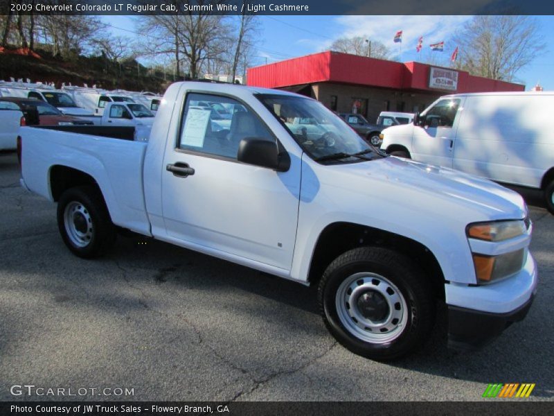 Summit White / Light Cashmere 2009 Chevrolet Colorado LT Regular Cab