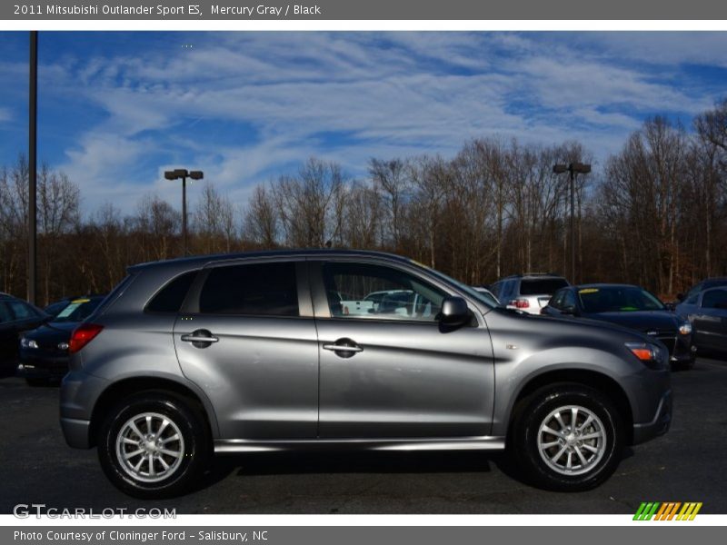Mercury Gray / Black 2011 Mitsubishi Outlander Sport ES