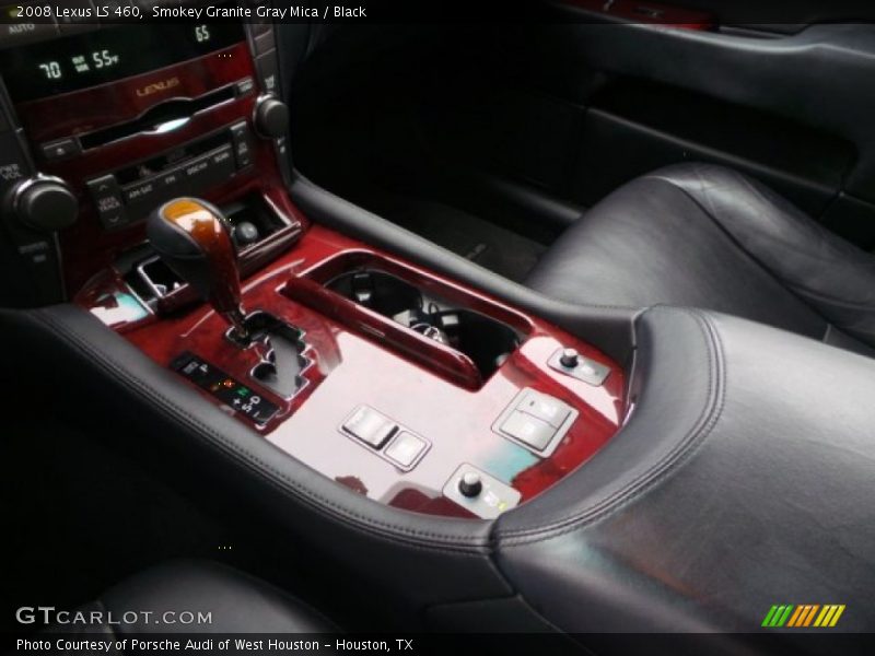 Smokey Granite Gray Mica / Black 2008 Lexus LS 460