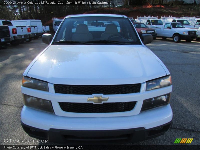 Summit White / Light Cashmere 2009 Chevrolet Colorado LT Regular Cab