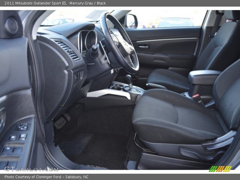 Mercury Gray / Black 2011 Mitsubishi Outlander Sport ES