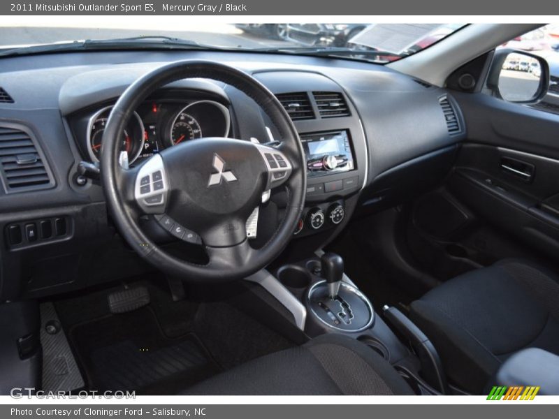 Mercury Gray / Black 2011 Mitsubishi Outlander Sport ES