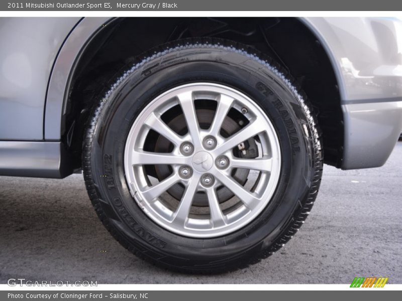 Mercury Gray / Black 2011 Mitsubishi Outlander Sport ES