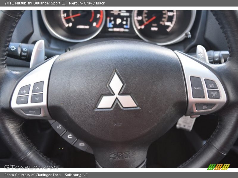 Mercury Gray / Black 2011 Mitsubishi Outlander Sport ES