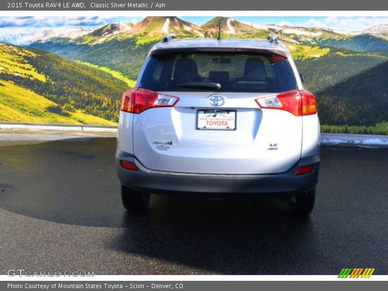 Classic Silver Metallic / Ash 2015 Toyota RAV4 LE AWD