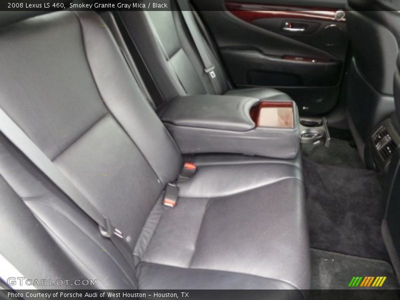 Smokey Granite Gray Mica / Black 2008 Lexus LS 460