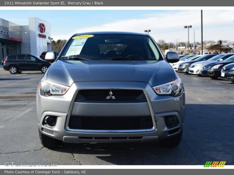 Mercury Gray / Black 2011 Mitsubishi Outlander Sport ES