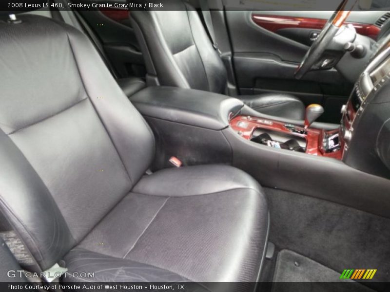 Smokey Granite Gray Mica / Black 2008 Lexus LS 460