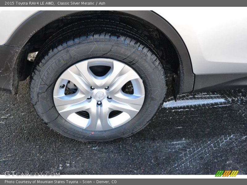 Classic Silver Metallic / Ash 2015 Toyota RAV4 LE AWD