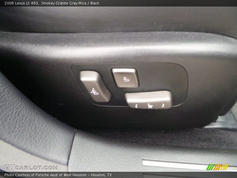 Smokey Granite Gray Mica / Black 2008 Lexus LS 460