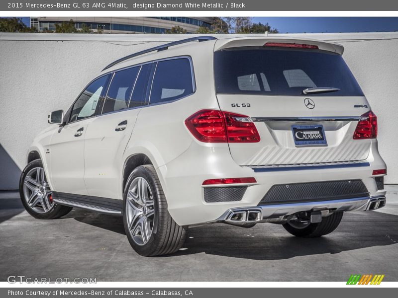 designo Diamond White Metallic / Black 2015 Mercedes-Benz GL 63 AMG 4Matic