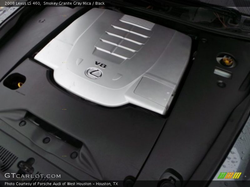 Smokey Granite Gray Mica / Black 2008 Lexus LS 460