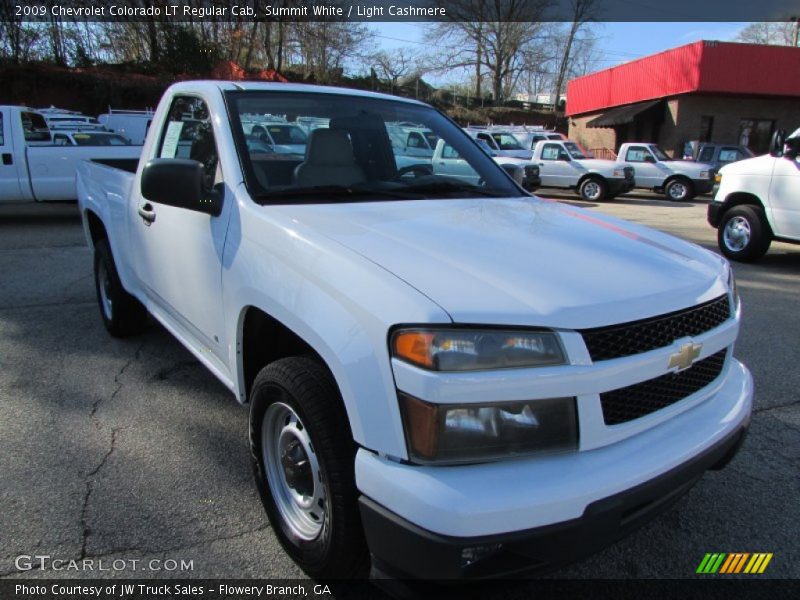 Summit White / Light Cashmere 2009 Chevrolet Colorado LT Regular Cab
